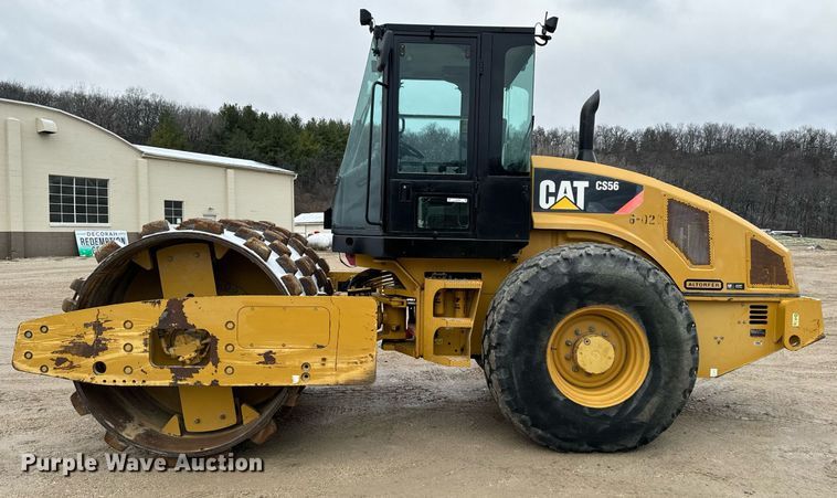 image for item EG7009 2010 Caterpillar CS56 single drum vibratory roller