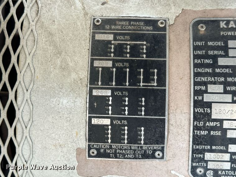 image for item EH7287 Katolight generator