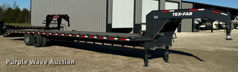 image for item EH7318 2022 Tex Fab Mfg LLC 20DO-35+5GN equipment trailer