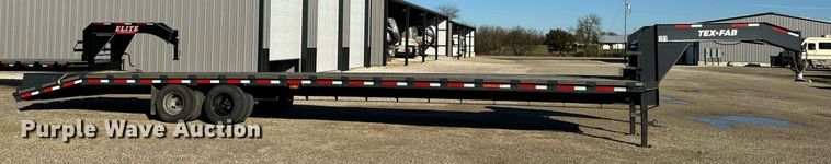 image for item EH7318 2022 Tex Fab Mfg LLC 20DO-35+5GN equipment trailer