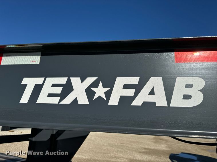 image for item EH7318 2022 Tex Fab Mfg LLC 20DO-35+5GN equipment trailer