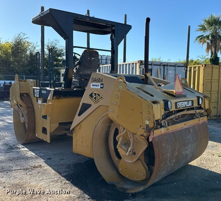 image for item EJ3215 2008 Caterpillar CB-534D XW double drum vibratory roller