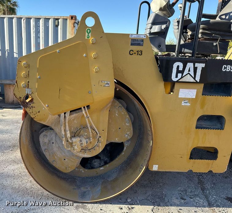 image for item EJ3215 2008 Caterpillar CB-534D XW double drum vibratory roller