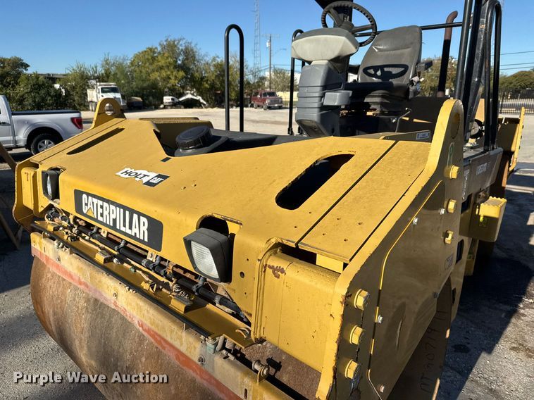 image for item EJ3215 2008 Caterpillar CB-534D XW double drum vibratory roller