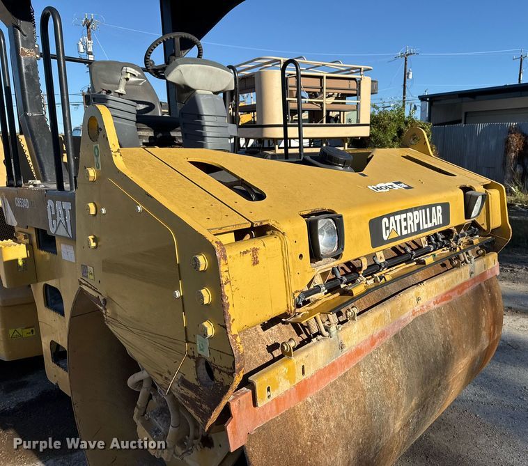 image for item EJ3215 2008 Caterpillar CB-534D XW double drum vibratory roller