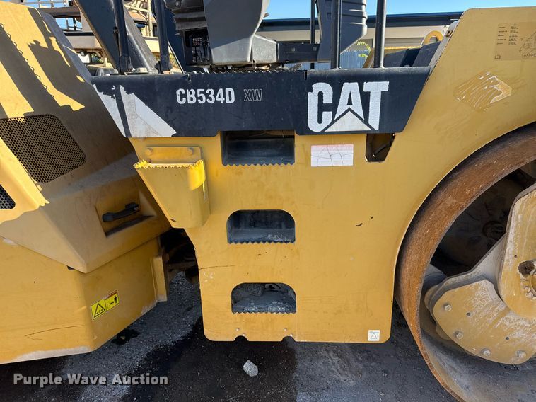 image for item EJ3215 2008 Caterpillar CB-534D XW double drum vibratory roller