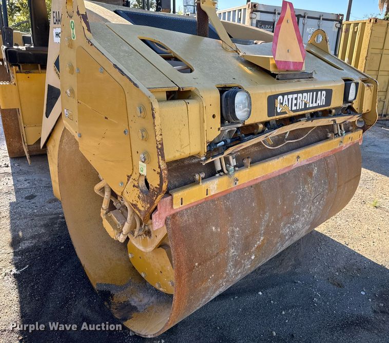image for item EJ3215 2008 Caterpillar CB-534D XW double drum vibratory roller