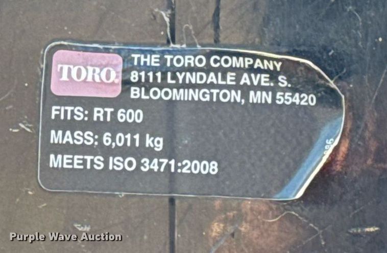 image for item EJ3305 2015 Toro RT600 trencher