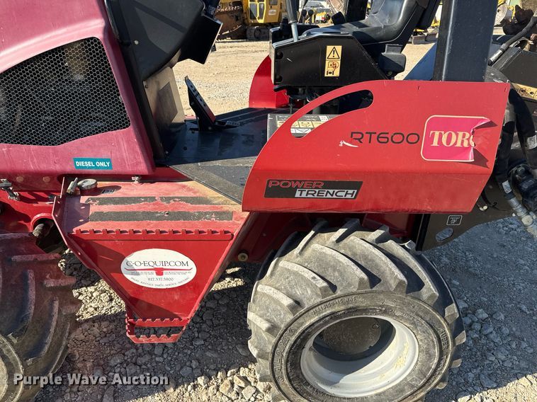 image for item EJ3306 2015 Toro RT600 trencher