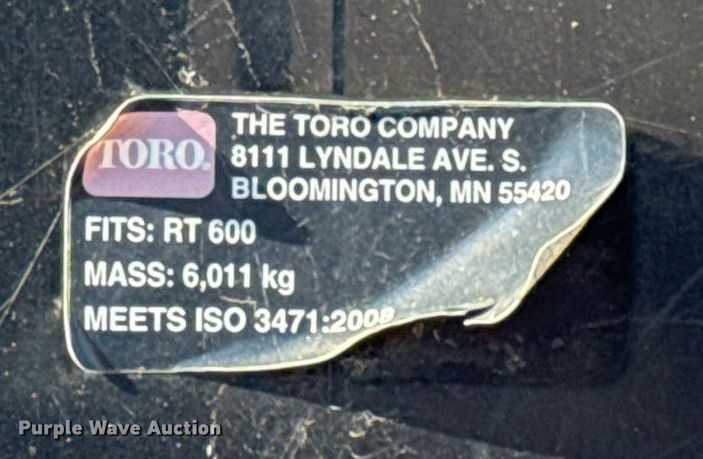 image for item EJ3306 2015 Toro RT600 trencher