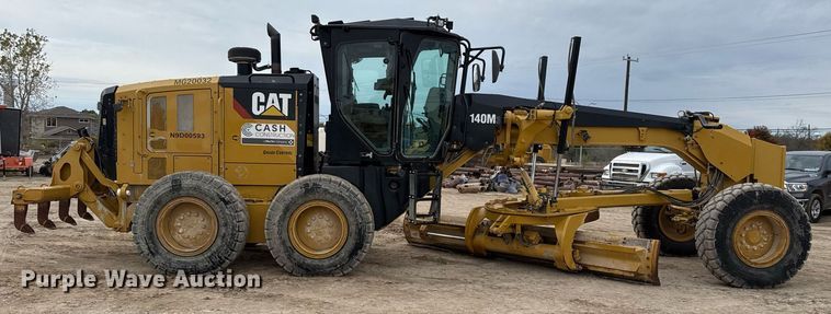 image for item EJ3360 2016 Caterpillar 140M3 motor grader