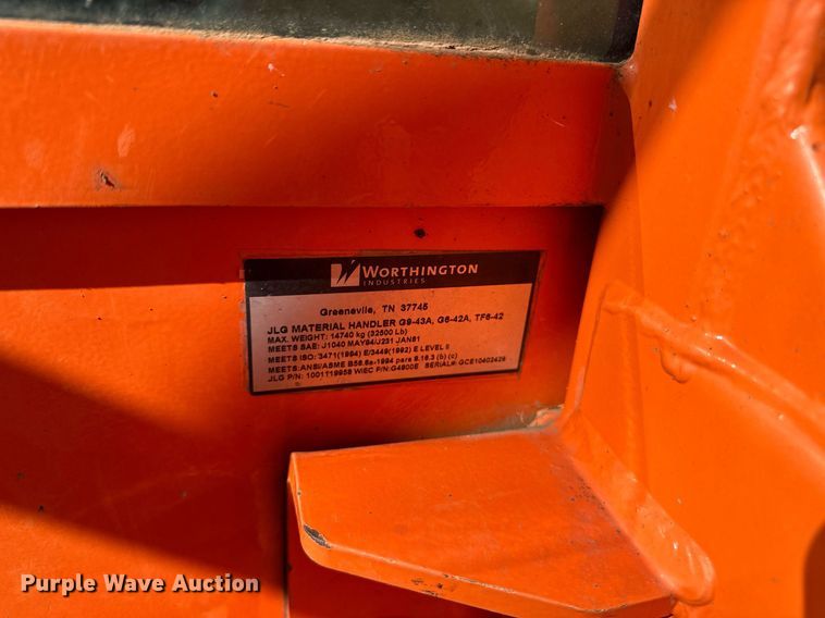 image for item EJ5159 2015 JLG G10-43A telehandler