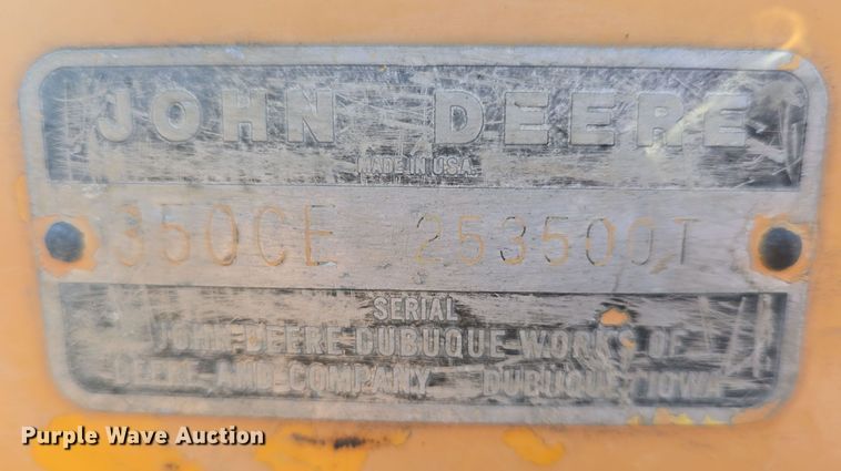 image for item EK2428 1976 John Deere  350CE dozer