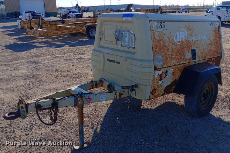 image for item EN8562 2007 Ingersoll Rand P185WIR air compressor