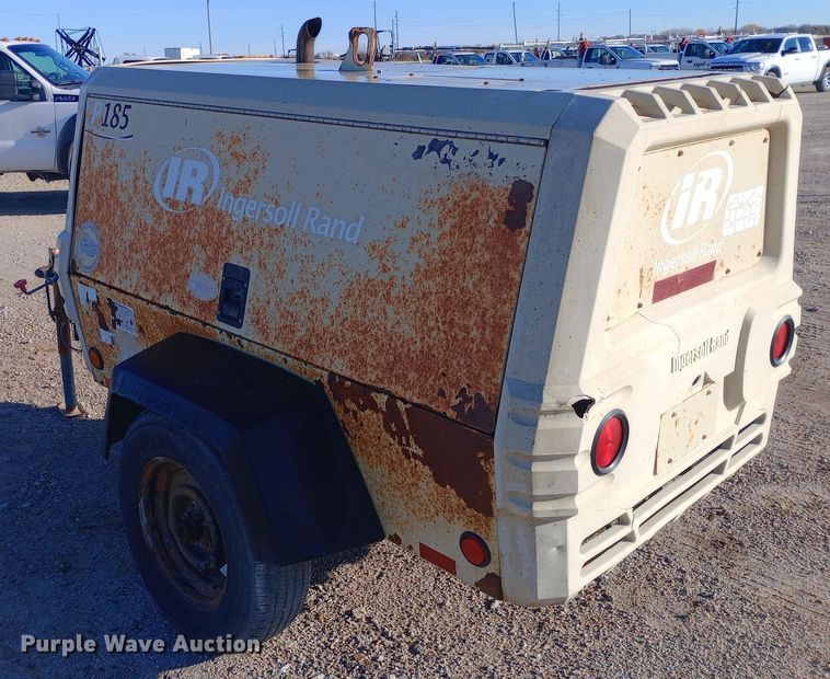 image for item EN8562 2007 Ingersoll Rand P185WIR air compressor