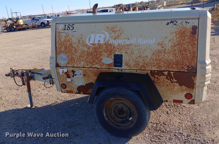 image for item EN8562 2007 Ingersoll Rand P185WIR air compressor