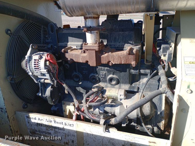 image for item EN8562 2007 Ingersoll Rand P185WIR air compressor