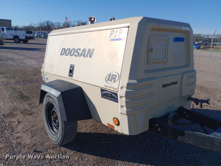 image for item EN8563 2012 Ingersoll Rand P185WJD air compressor