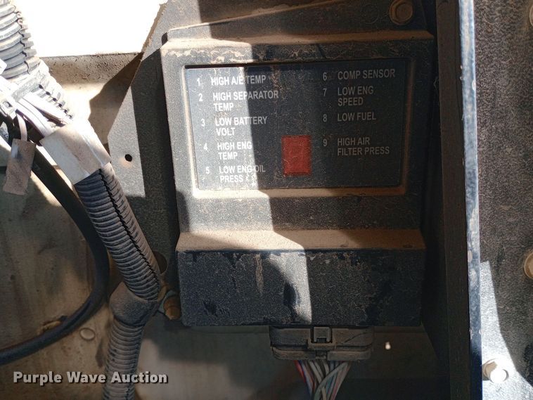 image for item EN8563 2012 Ingersoll Rand P185WJD air compressor