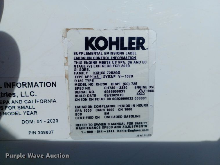 image for item EN8568 Boss Industries Bullet G air compressor