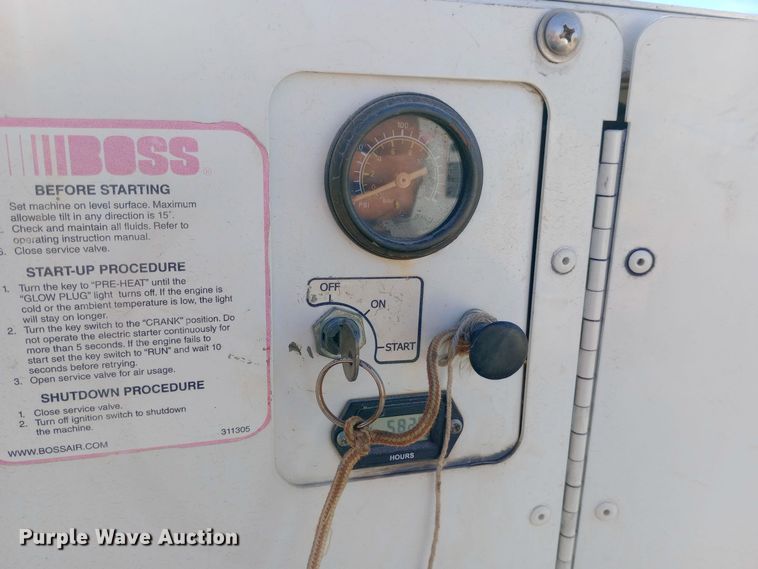 image for item EN8569 Boss Industries Bullet G air compressor