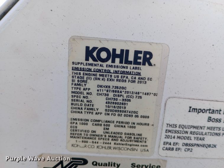 image for item EN8571 Boss Industries Bullet 2 air compressor