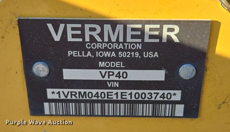 image for item EQ3603 2014 Vermeer  LM42  trencher