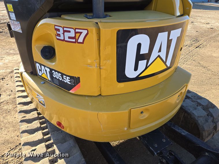image for item EQ3650 2018 Caterpillar  305.5E2 mini excavator