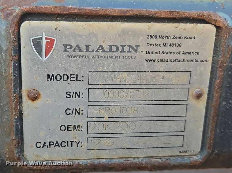 image for item EQ3652 2012 John Deere  644K wheel loader