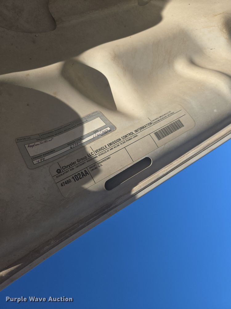 image for item ER5019 2014 Dodge Ram 5500HD bucket truck