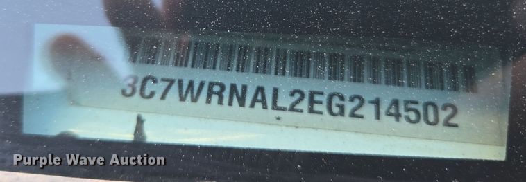 image for item ER5019 2014 Dodge Ram 5500HD bucket truck