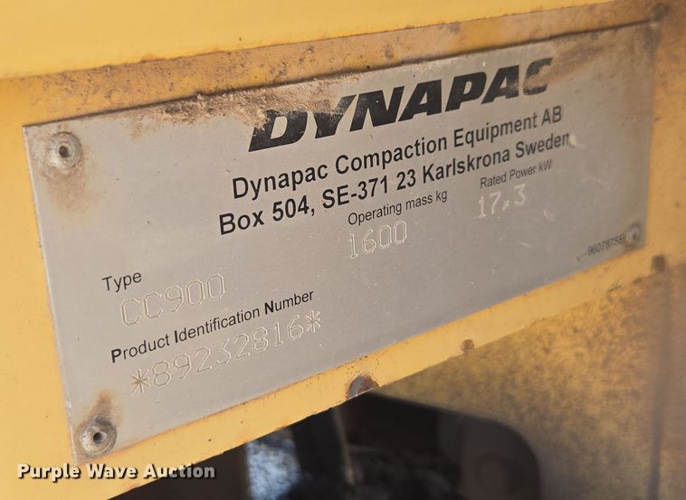 image for item ER5021 2006 Dynapac CC900 double drum vibratory roller