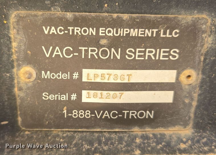 image for item ER5024 2018 Vac-Tron LP573GT vacuum excavator