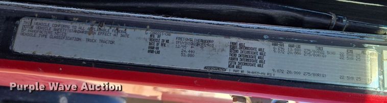 image for item ER5026 1996 Freightliner FLD semi truck