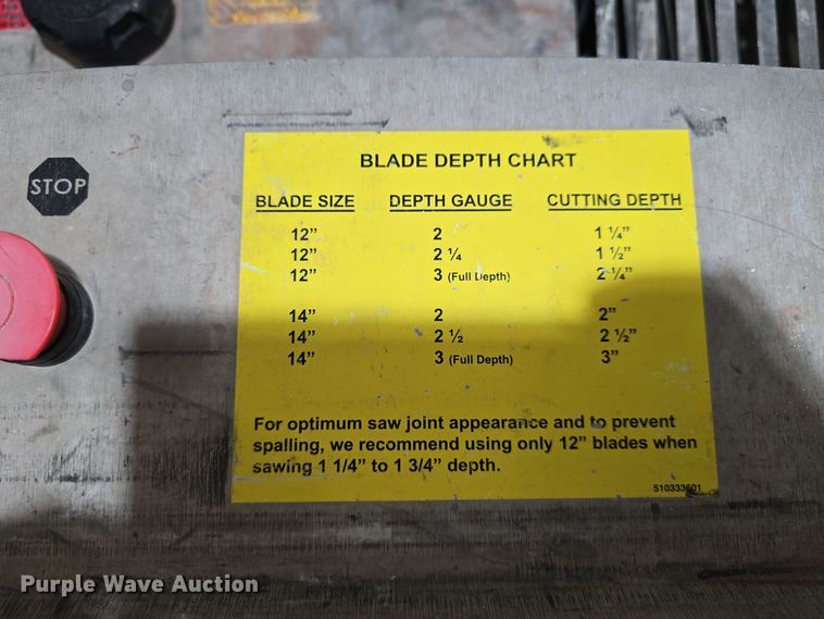 image for item LX9002 2019 Husqvarna Soff-Cut 4200 concrete saw