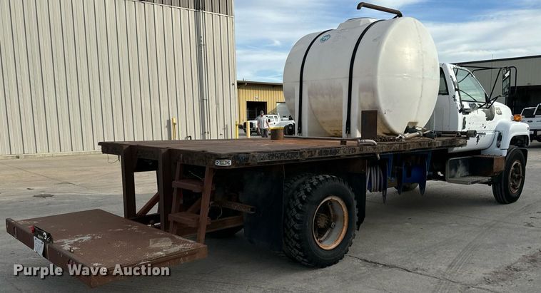 image for item MS9969 1996 GMC Topkick C5500 flatbed truck
