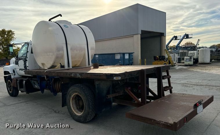 image for item MS9969 1996 GMC Topkick C5500 flatbed truck