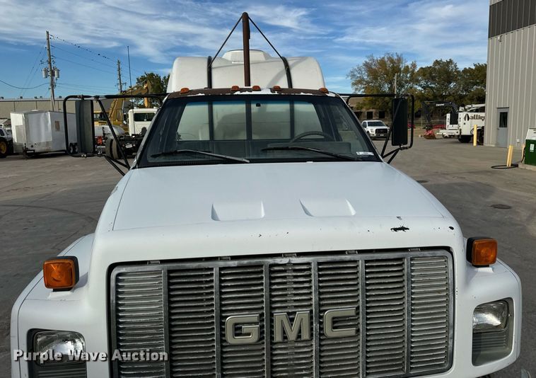 image for item MS9969 1996 GMC Topkick C5500 flatbed truck