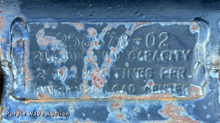 image for item MS9995 Tag wheel loader forks