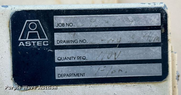 image for item MT9007 Astec NG-1-15DA asphalt drag conveyor