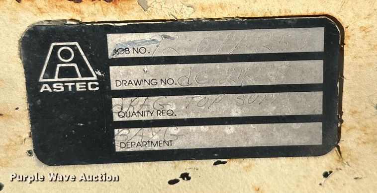 image for item MT9007 Astec NG-1-15DA asphalt drag conveyor