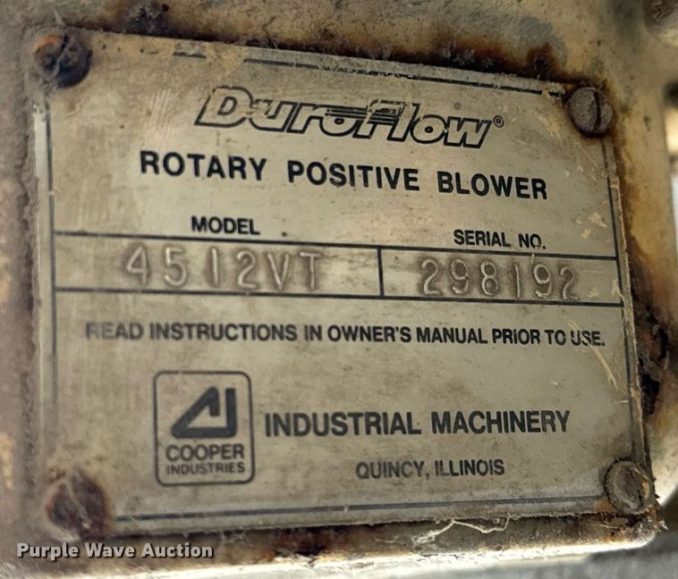 image for item MT9009 Duraflow 4512VT material blower