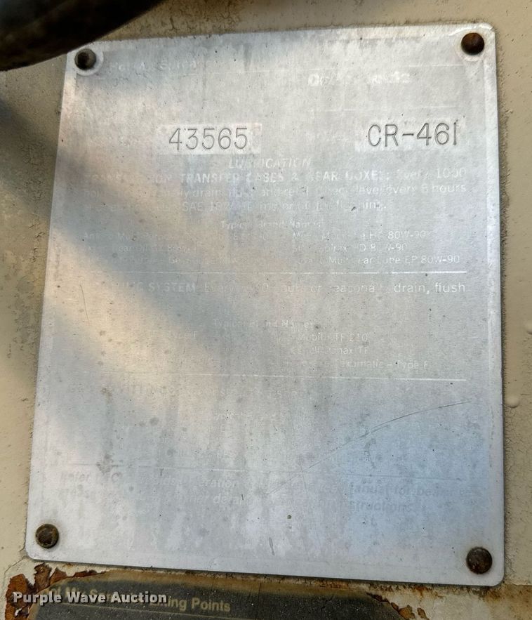 image for item MT9011 1992 Cedarapids CR461 paver