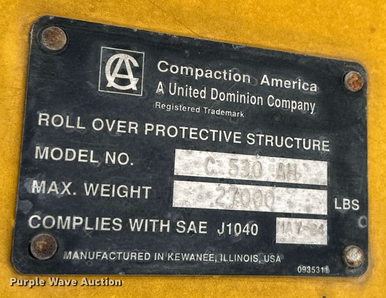 image for item MT9013 Hypac C530AH pneumatic roller