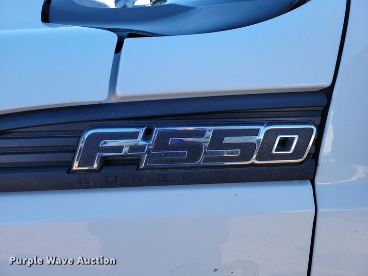 image for item OH9410 2015 Ford F550 Super Duty XL Crew Cab flatbed truck