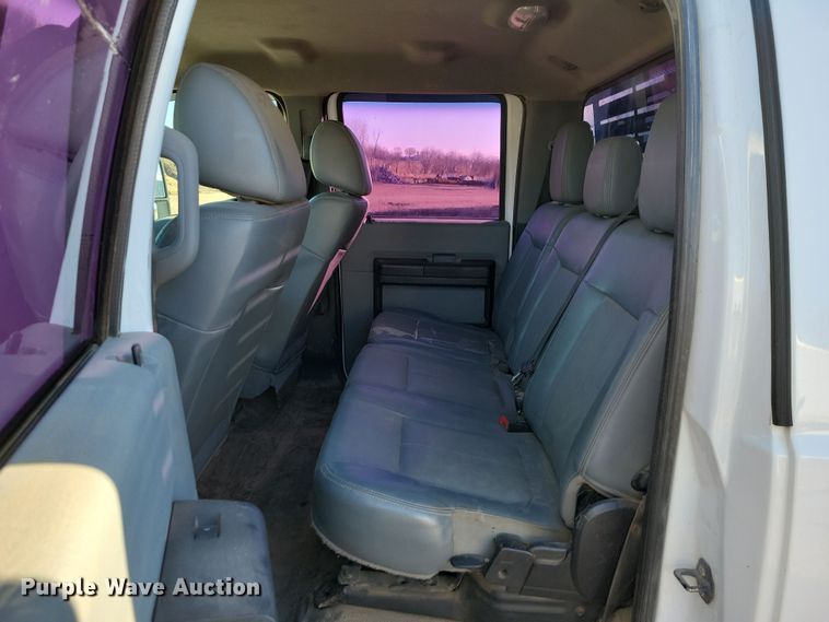 image for item OH9410 2015 Ford F550 Super Duty XL Crew Cab flatbed truck