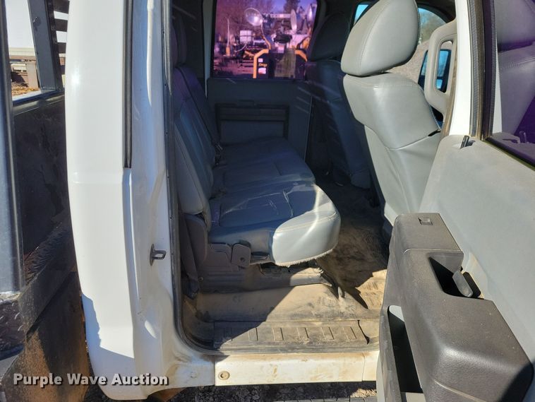 image for item OH9410 2015 Ford F550 Super Duty XL Crew Cab flatbed truck