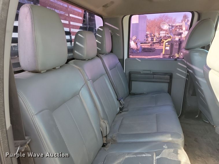 image for item OH9410 2015 Ford F550 Super Duty XL Crew Cab flatbed truck