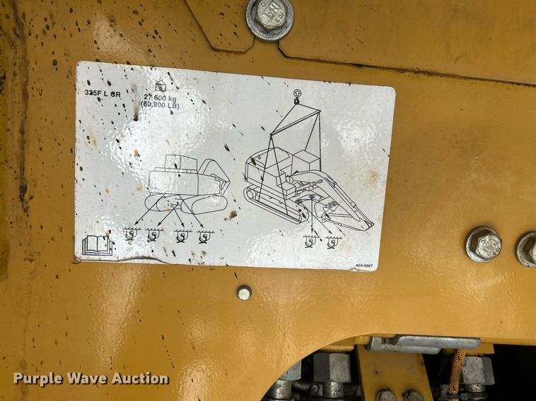 image for item YA0039 2019 Caterpillar 325F L excavator
