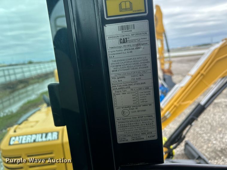 image for item YA0040 2019 Caterpillar 325F L excavator